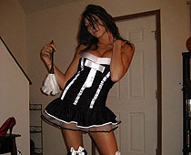 Horny maid outfit