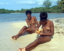 Ebony nudists